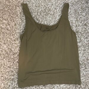 SKIMS Soft Smoothing Seamless Tank Top Size 4X Olive Green